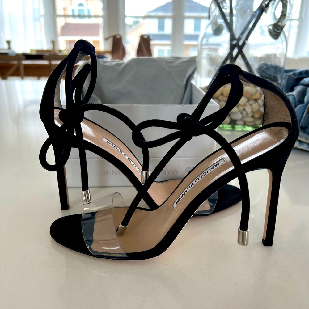 Manolo Blahnik PVC heels